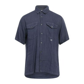 【送料無料】 シーピーカンパニー メンズ シャツ トップス Shirts Navy blue