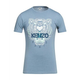 【送料無料】 ケンゾー メンズ Tシャツ トップス T-shirts Sky blue