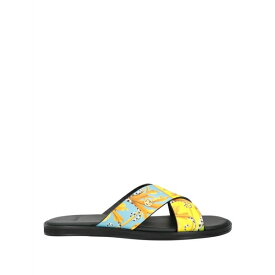 【送料無料】 ヴェルサーチ メンズ サンダル シューズ Sandals Yellow