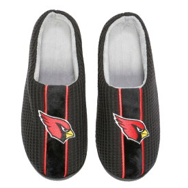 フォコ メンズ サンダル シューズ Arizona Cardinals FOCO Team Stripe Memory Foam Slide Slippers Black