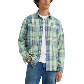 リーバイス メンズ シャツ トップス Men's Classic 1 Pocket Regular-Fit Long Sleeve Shirt Jones Plai