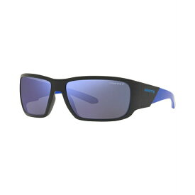 アーネット レディース サングラス＆アイウェア アクセサリー Unisex Polarized Sunglasses, AN4297 SNAP II 64 Matte Black