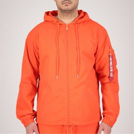 【送料無料】 アルファインダストリーズ メンズ ジャケット＆ブルゾン アウター Expedition Windbreaker Orange