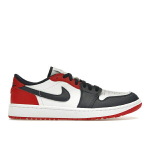 Jordan �W���[�_�� �����Y �X�j�[�J�[ �yJordan 1 Retro Low Golf USA�z �T�C�Y US_8.5(26.5cm) White/Obsidian/Varsity Red