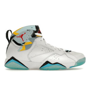 Jordan �W���[�_�� �����Y �X�j�[�J�[ �yJordan 7 Retro N7�z �T�C�Y US_M_15 White/Ice Cube Blue-Dark Turquoise-Black