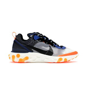 Nike �i�C�L �����Y �X�j�[�J�[ �yNike React Element 87 Thunder Blue/Total Orange�z �T�C�Y US_M_13 Wolf Grey/Black-Thunder Blue