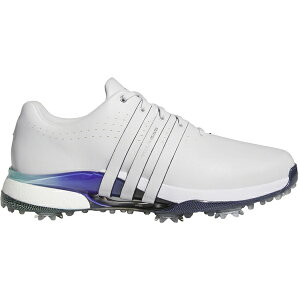 adidas �A�f�B�_�X �����Y �X�j�[�J�[ �yadidas Tour360 24 Golf Dash Grey Aurora Ink Cobalt Blue�z �T�C�Y US_8.5(26.5cm) Dash Grey/Aurora Ink/Cobalt Blue