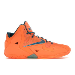 Nike �i�C�L �����Y �X�j�[�J�[ �yNike LeBron 11 Knicks�z �T�C�Y US_M_13 Atomic Orange/Green Abyss-Glacier Ice