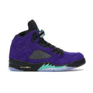 Jordan �W���[�_�� �����Y �X�j�[�J�[ �yJordan 5 Retro Alternate Grape�z �T�C�Y US_9.5(27.5cm) Grape Ice/New Emerald-Black