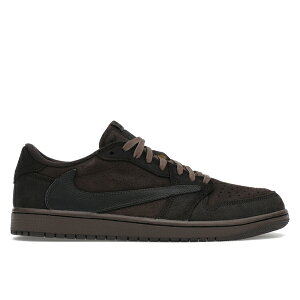 Jordan �W���[�_�� �����Y �X�j�[�J�[ �yJordan 1 Retro Low OG SP Travis Scott Velvet Brown�z �T�C�Y US_M_15 Dark Mocha/Black/Velvet Brown