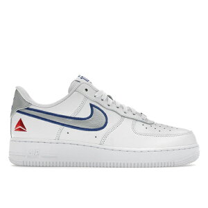 Nike �i�C�L �����Y �X�j�[�J�[ �yNike Air Force 1 Low Delta Air Lines 100th Anniversary�z �T�C�Y US_M_15 White/Blue/Grey/Red
