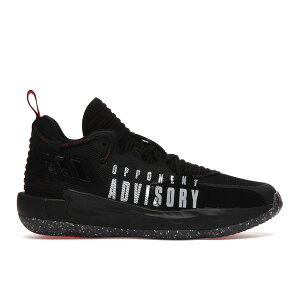 adidas �A�f�B�_�X �����Y �X�j�[�J�[ �yadidas Dame 7 Opponent Advisory�z �T�C�Y US_M_13 Core Black/Footwear White/Vivid Red