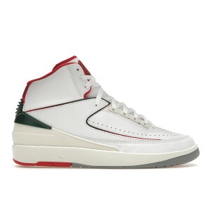 Jordan �W���[�_�� �����Y �X�j�[�J�[ �yJordan 2 Retro Origins�z �T�C�Y US_12.5(30.5cm) White/Fire Red-Fir-Sail-Cement Grey