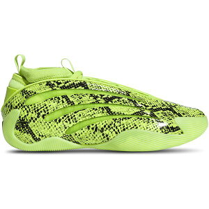 adidas �A�f�B�_�X �����Y �X�j�[�J�[ �yadidas Harden Vol. 9 Green Snakeskin�z �T�C�Y US_5(23.0cm) Solar Slime/Core Black/Solar Slime