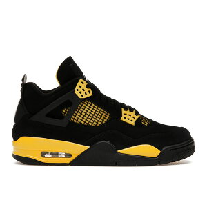 Jordan �W���[�_�� �����Y �X�j�[�J�[ �yJordan 4 Retro Thunder (2023)�z �T�C�Y US_6.5(24.5cm) Black/Tour Yellow