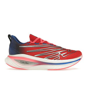 New Balance �j���[�o�����X ���f�B�[�X �X�j�[�J�[ �yNew Balance FuelCell SC Elite V3 TCS New York City Marathon (Women's)�z �T�C�Y US_7(24.0cm) Electric Red/Cobalt