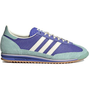 adidas �A�f�B�_�X ���f�B�[�X �X�j�[�J�[ �yadidas SL72 Semi Cobalt Blue Hazy Green (Women's)�z �T�C�Y US_6(23.0cm) Semi Cobalt Blue/Cream White/Hazy Green