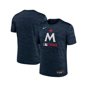 �i�C�L �����Y �V���c �g�b�v�X Men'sNavy Minnesota Twins Authentic Collection Velocity Performance Practice T-Shirt Navy