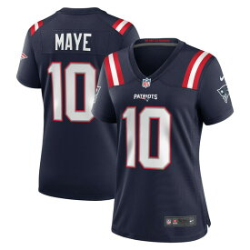 ナイキ レディース ユニフォーム トップス Drake Maye New England Patriots Nike Women's 2024 NFL Draft First Round Pick Player Game Jersey Navy