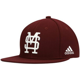 アディダス メンズ 帽子 アクセサリー Mississippi State Bulldogs adidas OnField Baseball Fitted Hat Maroon