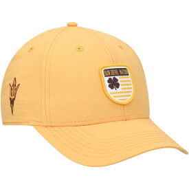 ブラッククローバー メンズ 帽子 アクセサリー Arizona State Sun Devils Nation Shield Snapback Hat Gold