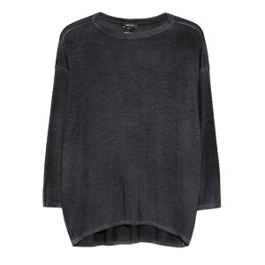 �A���@���g�� ���f�B�[�X �j�b�g&�Z�[�^�[ �A�E�^�[ Three-quarter sleeve sweater Blue