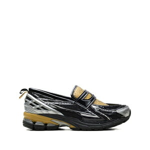 �j���[�o�����X �����Y �X�j�[�J�[ �V���[�Y X ganni 1906l snake-print sneakers Black