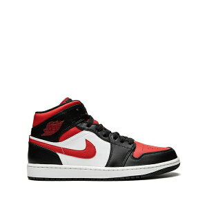 �W���[�_�� �����Y �X�j�[�J�[ �V���[�Y Air jordan 1 mid bred toe sneakers White