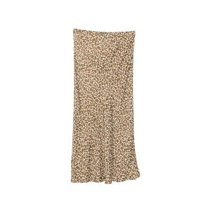 �x�e�B�[�o�[�N���C ���f�B�[�X �X�J�[�g �{�g���X Satin-finish elasticated-waist midi skirt Neutrals