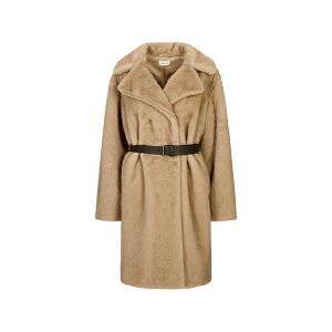 �p���b�V�� ���f�B�[�X �R�[�g �A�E�^�[ Pulse belted faux-fur coat Neutrals