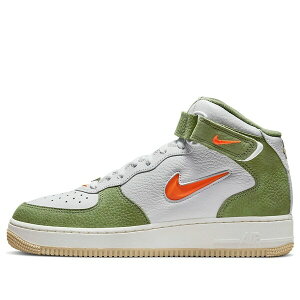 Nike �i�C�L �����Y �X�j�[�J�[ �yNike Air Force 1 Mid QS 'Olive Green Total Orange' DQ3505-100�z �T�C�Y US_12(30.0cm)