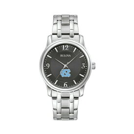 ブロバ メンズ 腕時計 アクセサリー North Carolina Tar Heels Bulova Stainless Steel Corporate Collection Watch -