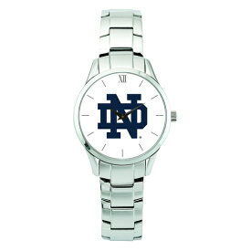 ジャーディン レディース 腕時計 アクセサリー Notre Dame Fighting Irish Women's Stainless Steel Bracelet Wristwatch Silver