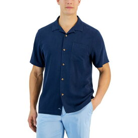 トッミーバハマ メンズ シャツ トップス Men's Al Fresco Tropics Short-Sleeve Shirt Navy