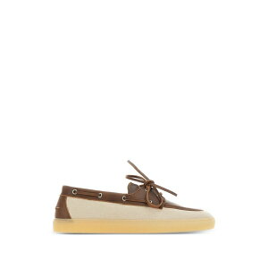 �R�y���n�[�Q�� �X�^�W�I �����Y �X���b�|���E���[�t�@�[ �V���[�Y Panelled boat shoes Brown