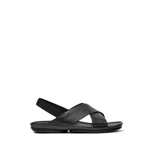 �J���y�[�� ���f�B�[�X �T���_�� �V���[�Y Right isla crossover-strap sandals Black