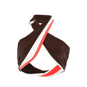�R�y���j ���f�B�[�X �J�b�g�\�[ �g�b�v�X Crossed top Brown
