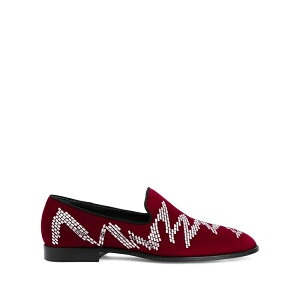 �W���[�b�y�U�m�b�e�B �����Y �X���b�|���E���[�t�@�[ �V���[�Y Jareth shake embellished loafers Red