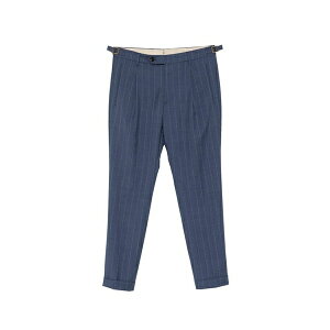 �x���E�B�b�` �����Y �J�W���A���p���c �{�g���X striped-pattern tailored trousers Blue