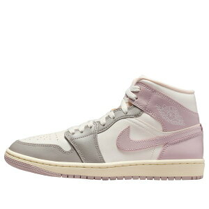 Jordan �W���[�_�� ���f�B�[�X �X�j�[�J�[ �y(WMNS) Air Jordan 1 Mid 'Sail Particle Rose' BQ6472-122�z �T�C�Y US_W_12.5