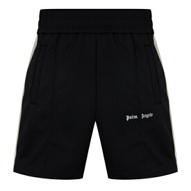 【送料無料】 パーム・エンジェルス メンズ カジュアルパンツ ボトムス New Classic Track Shorts Black/White