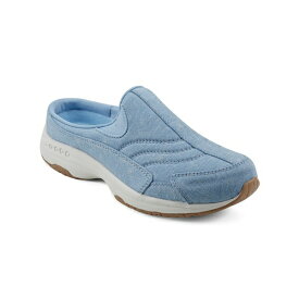 イージースピリット レディース サンダル シューズ Women's Traveltime Casual Slip-On Mules Medium Blue Denim - Textile