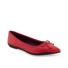 エアロソールズ メンズ サンダル シューズ Dumas Dress-Flat Red Leather