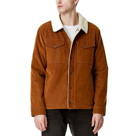 リーバイス メンズ ジャケット＆ブルゾン アウター Men's Fleece-Lined Corduroy Trucker Jacket Worker Brown