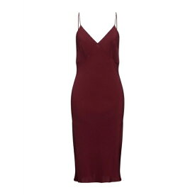 【送料無料】 トラサルディ レディース ワンピース トップス Midi dresses Burgundy