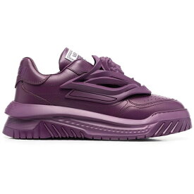 Versace ヴェルサーチ メンズ スニーカー 【Versace Odissea Caged Rubber Medusa Sneaker】 サイズ EU_46(31.0cm) Plum Purple