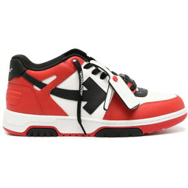 OFF-WHITE オフホワイト メンズ スニーカー 【OFF-WHITE Out Of Office OOO Low Tops】 サイズ EU_40(25.0cm) Red Black (2024)