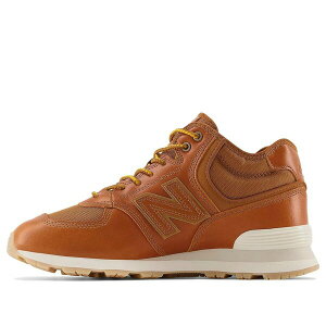 New Balance �j���[�o�����X �����Y �X�j�[�J�[ �yNew Balance 574 High 'Brown' U574HBB�z �T�C�Y US_5.5(23.5cm)