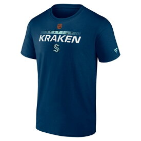 ファナティクス メンズ Tシャツ トップス Seattle Kraken Fanatics Branded Special Edition 2.0 Authentic Pro TShirt Navy