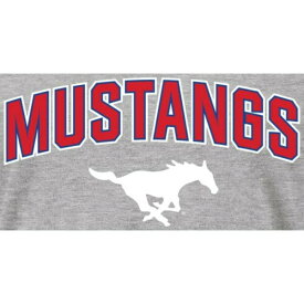 ファナティクス レディース Tシャツ トップス SMU Mustangs Women's Proud Mascot TShirt Ash